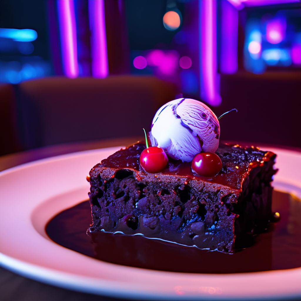 Black Hole Brownie Sundae